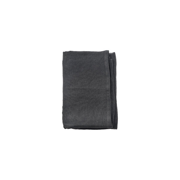 100% Linen Dishtowel Dark Grey Set of 2