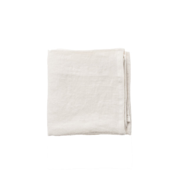 100% Linen Napkin Modern White Set of 4