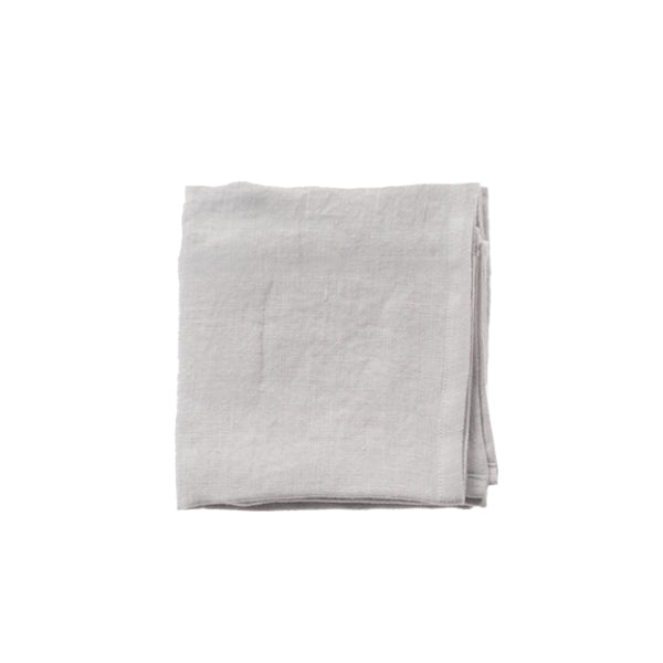 100% Linen Napkin Light Grey Set of 4