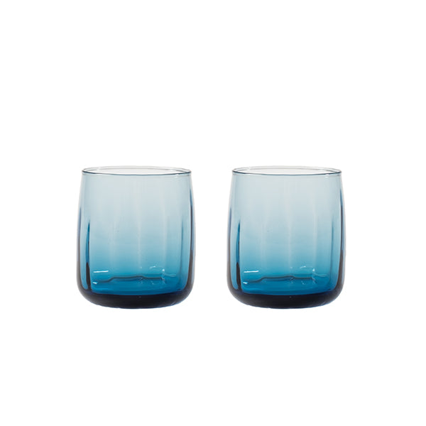 Waterglass Navy Blue  set of 2