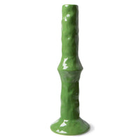 the emeralds: Ceramic Candle Holder M Fern Green