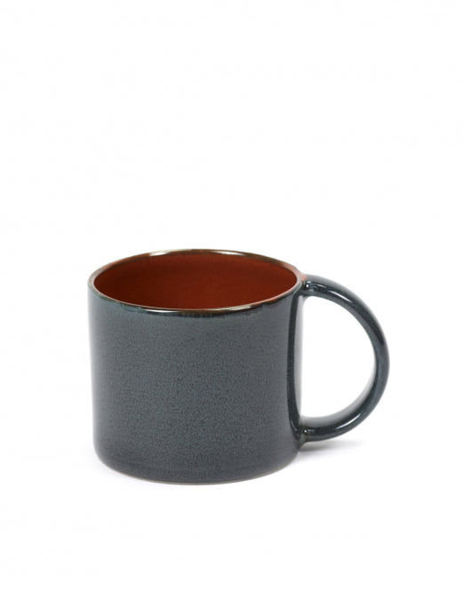 Espresso Cup Rust/Dark Blue