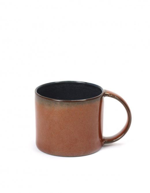 Espresso Cup Dark Blue/Rust