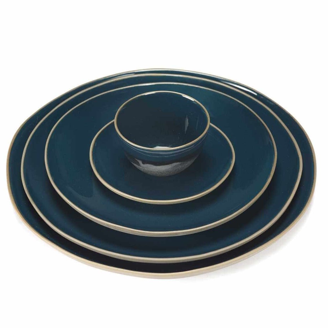 Plate Rural M Matt Blue