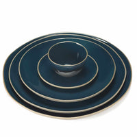 Plate Rural L Matt Blue