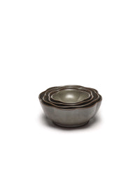 INKU Ribbed Bowl Green S