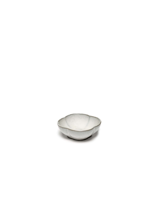 INKU Ribbed Bowl White (S)