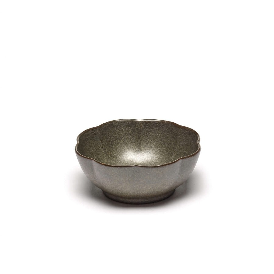 INKU Ribbed Bowl Green XL