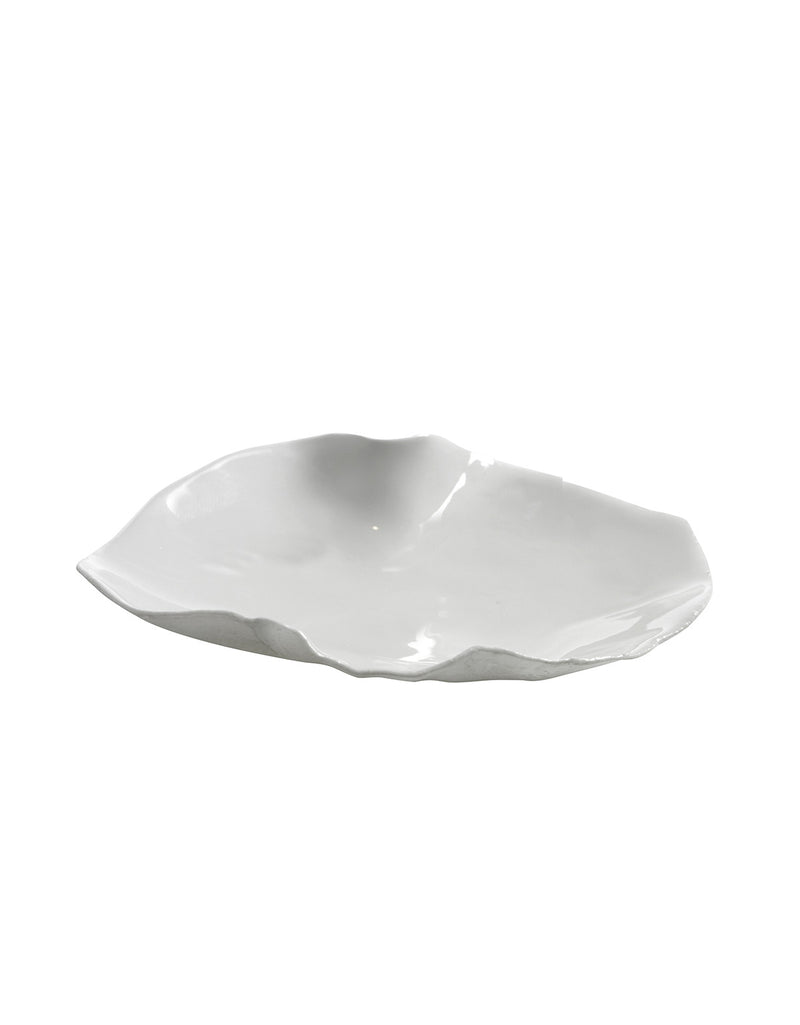 Sara II Small Round Plate White