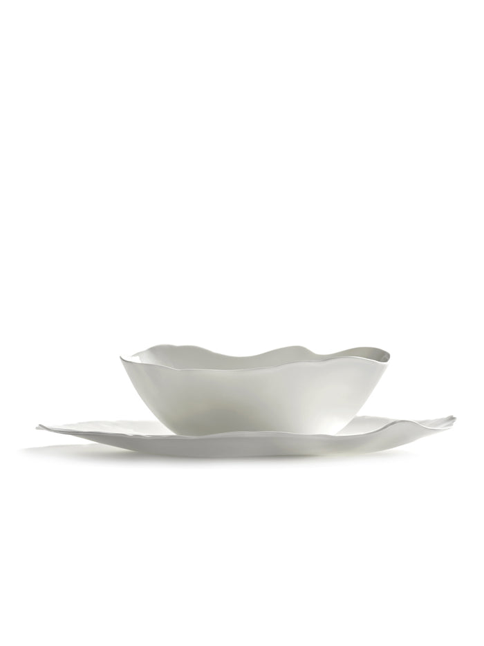 Salad Bowl Shanti White