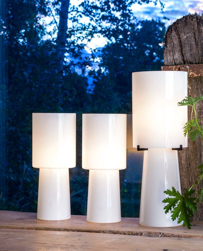 OLLE Table Lamp White Opal Glass