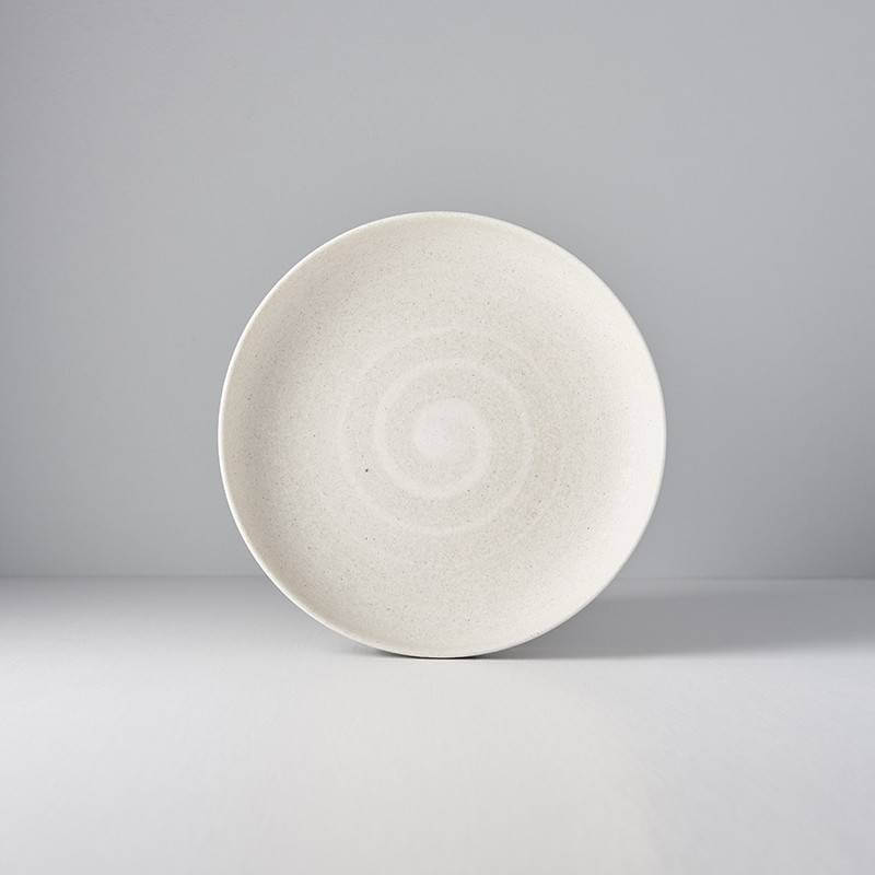 Deep Plate White Sand