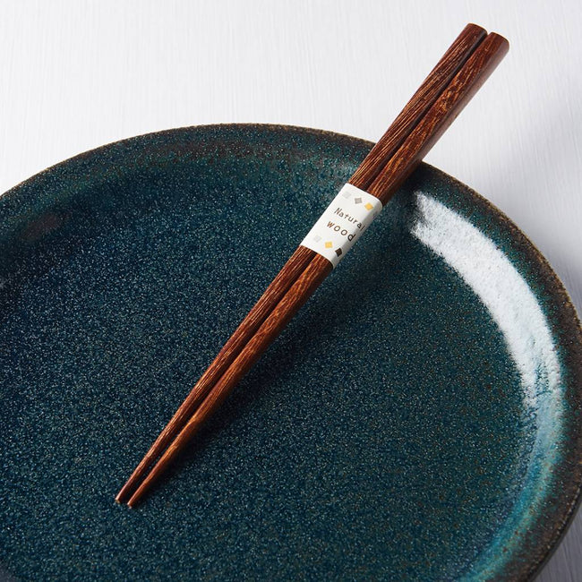 Chopsticks Natural Wood Dark Grained