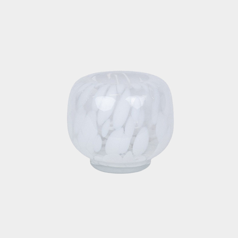 Leo Candle Holder White