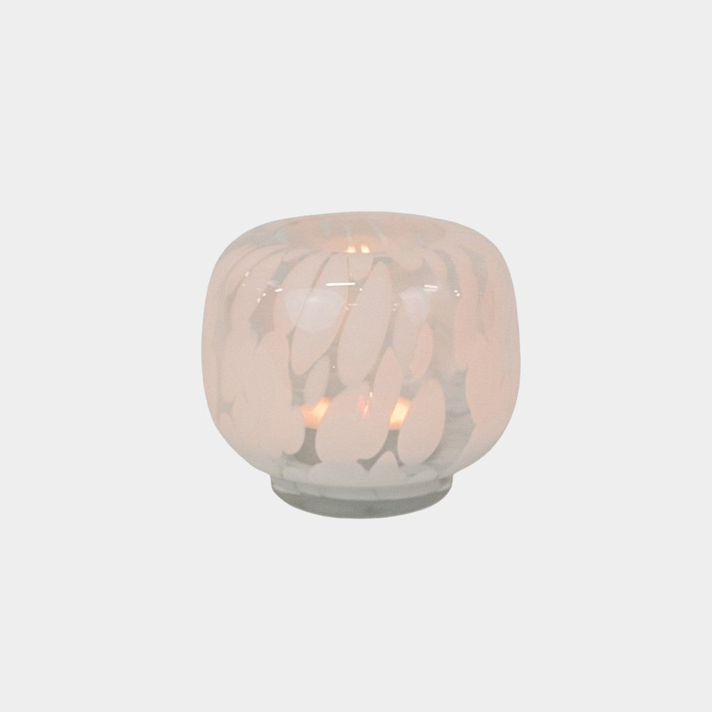 Leo Candle Holder White