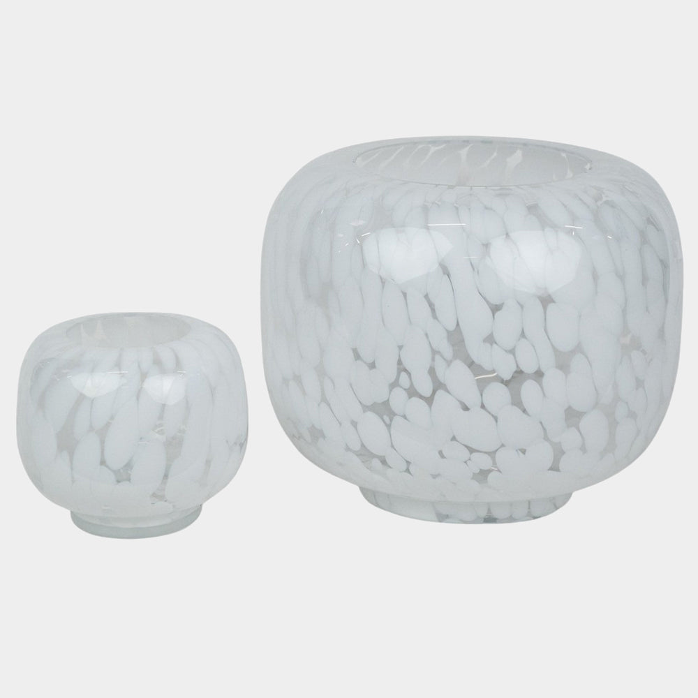 Leo Candle Holder White L