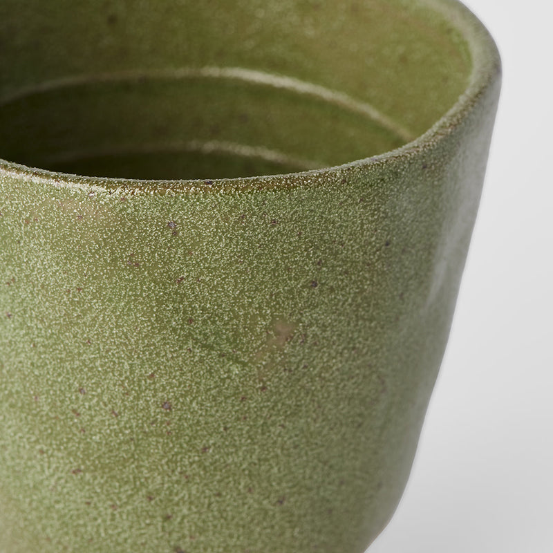 Lopsided Sushi Mug Moss Green L