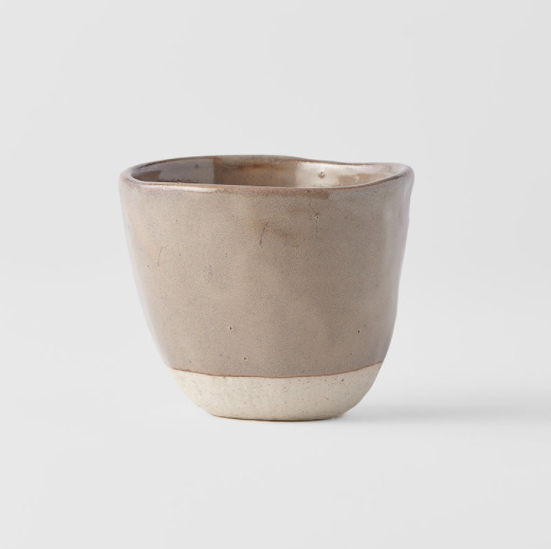 Lopsided Sushi Mug Grey Brown