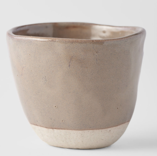 Lopsided Sushi Mug Grey Brown