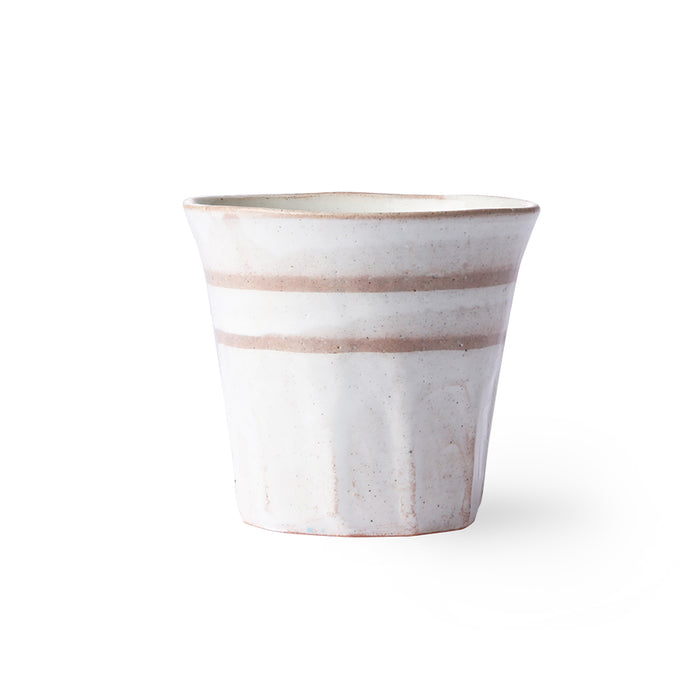 Bold & Basic Mug White/Terra