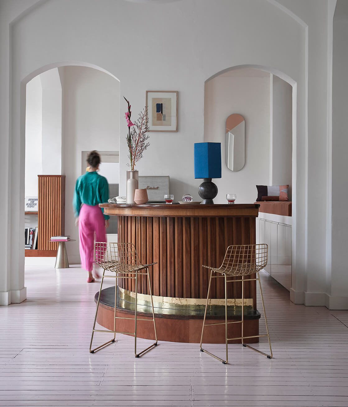 Brass Side Table