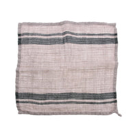 100% Natural Striped Linen Napkin Set Of 2