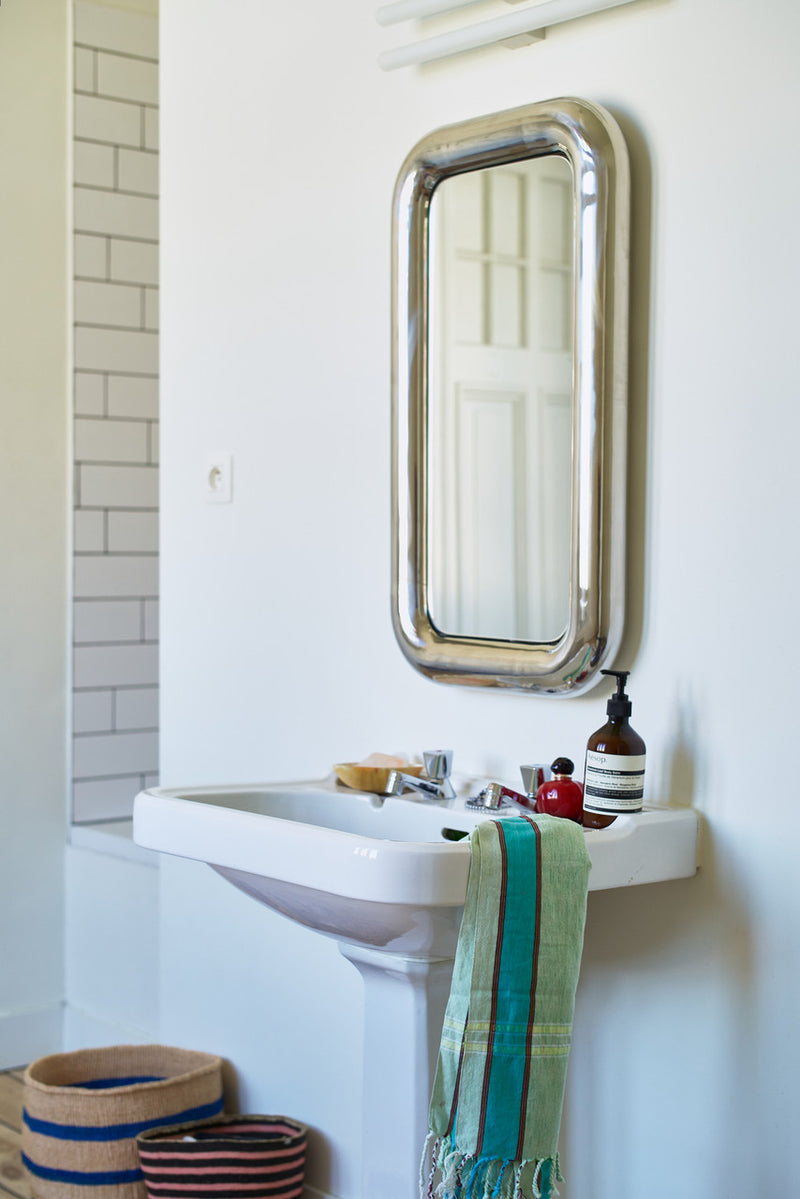 Chubby Chrome Mirror, 45 x 85cm by hkliving