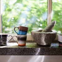HKliving Espresso Mugs, Set of 4, 70s Collection