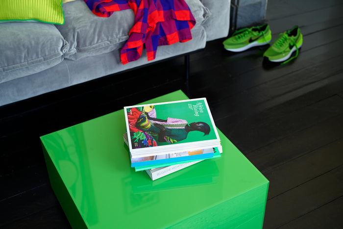 Mirror Block Table Athletic Green L