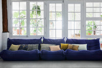 DORIS for HKLIVING: printed/rib cushion flakes (30x40)