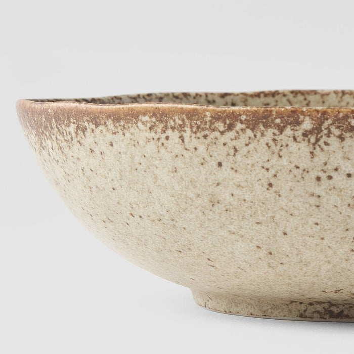 Sand Fade Oval Bowl M