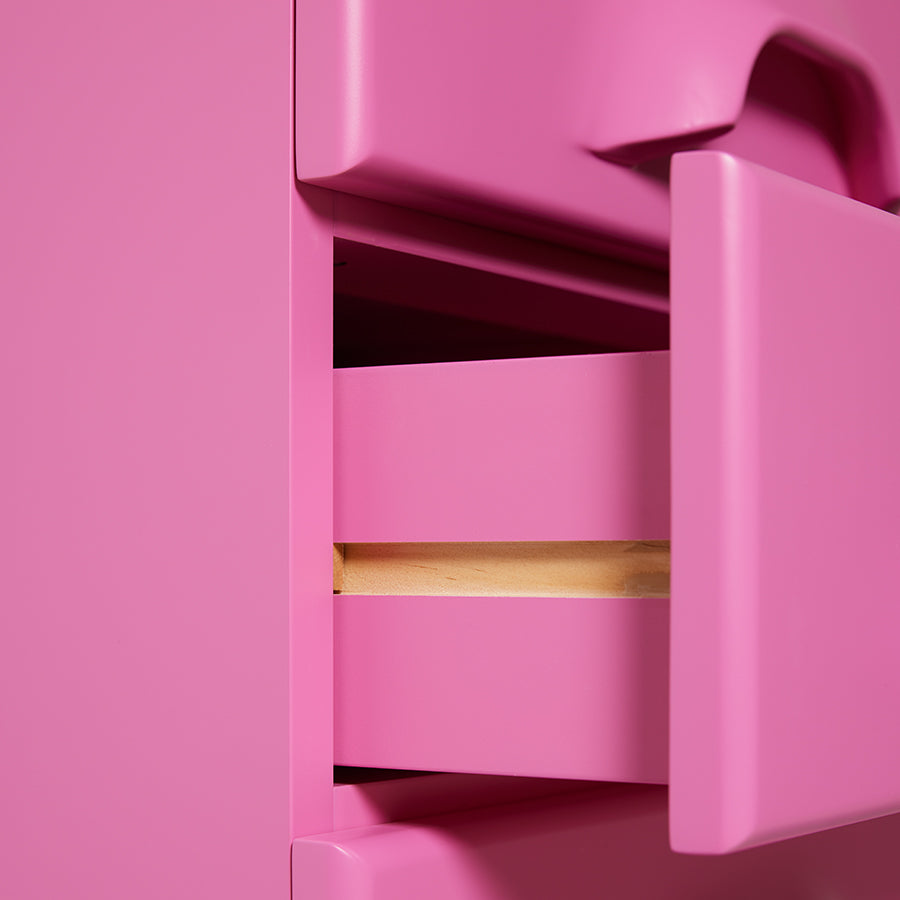 hkliving Chest of 8 Drawers in Urban Pink