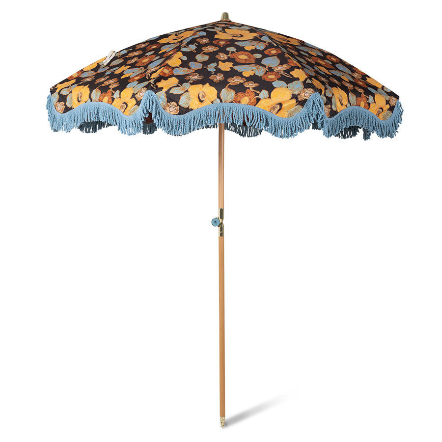 Beach Umbrella Floral Energy