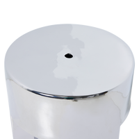 Stoneware Side Table Chrome by hkliving