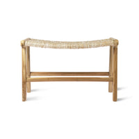 Abaca/Teak Lounge Ottoman