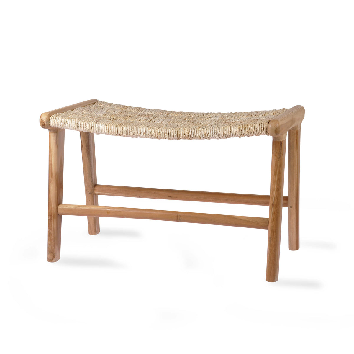 Abaca/Teak Lounge Ottoman