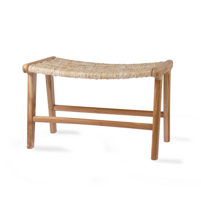 Abaca/Teak Lounge Ottoman