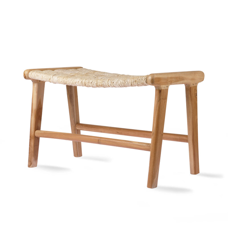 Abaca/Teak Lounge Ottoman