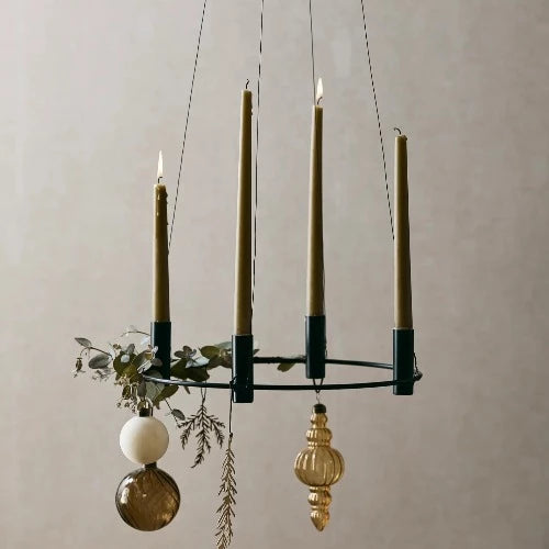 Candle Tall Olive