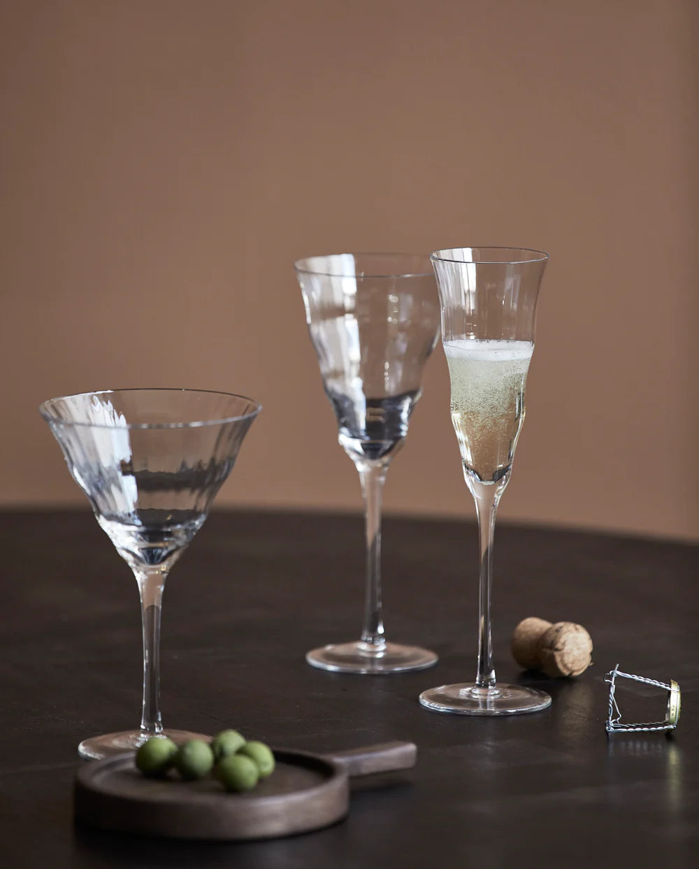 OPIA Champagne Glass Clear