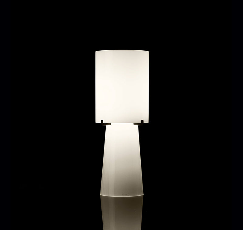 OLLE Table Lamp White Opal Glass by Bsweden