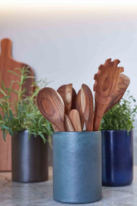 Metallic Brown Storage Canister