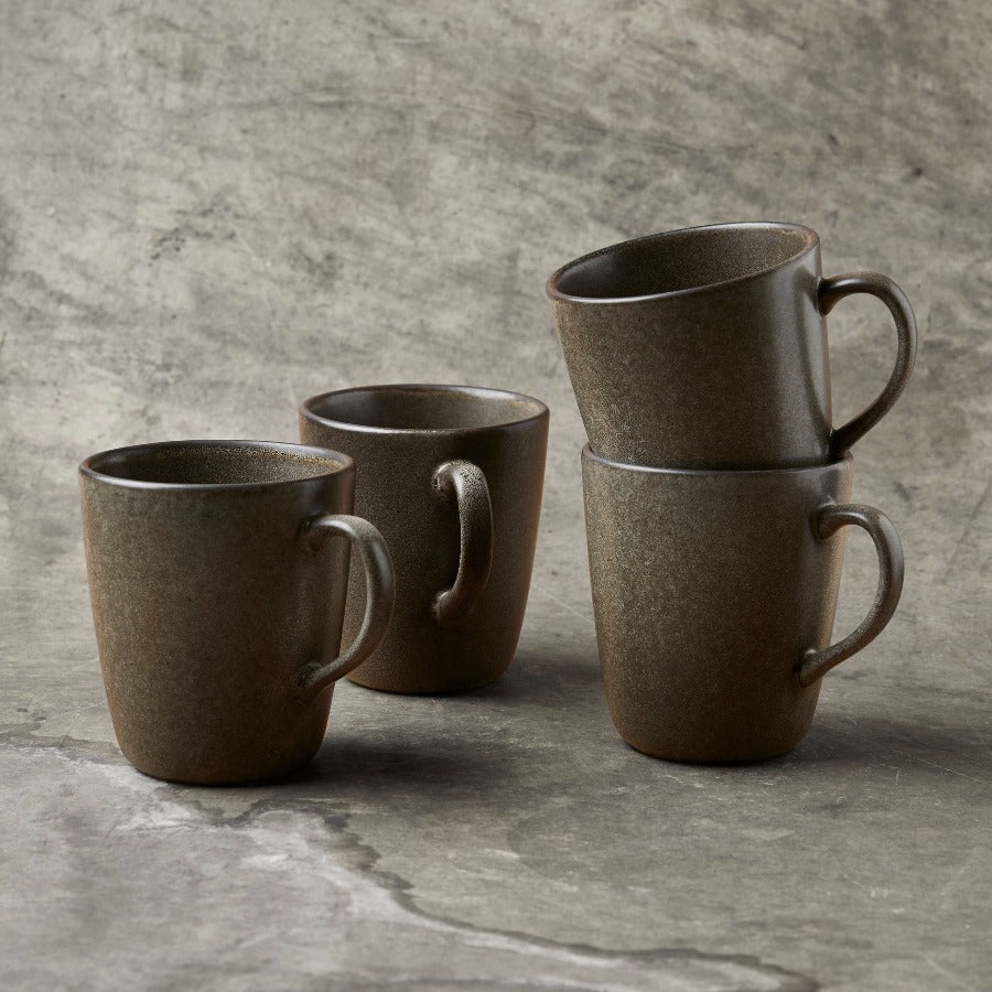 Forest Brown Mug with Handle