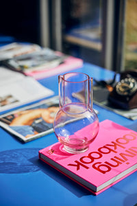 Glass Vase Sundae Pink