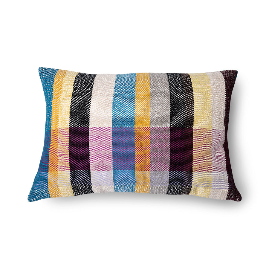 rectangular modern tartan hkliving cushion