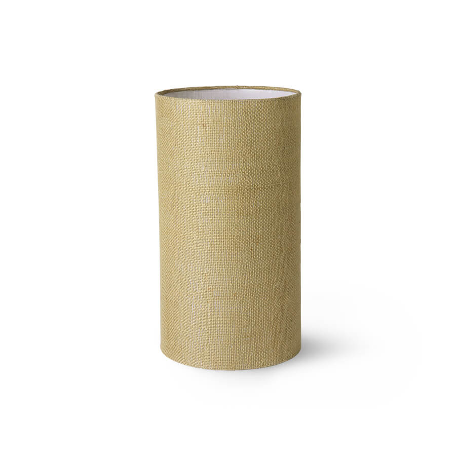 just lamp shade by itself with rough texture by swedish design house hkliving