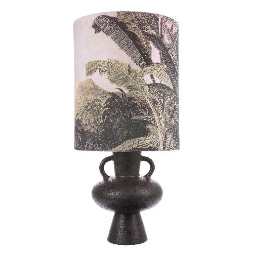 Stoneware Lamp Base Charcoal L