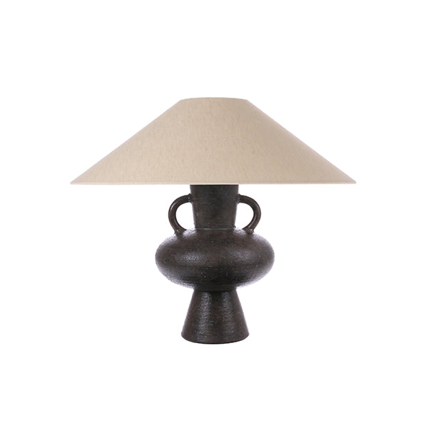 Stoneware Lamp Base Charcoal L