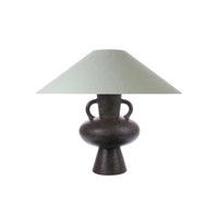 Stoneware Lamp Base Charcoal L