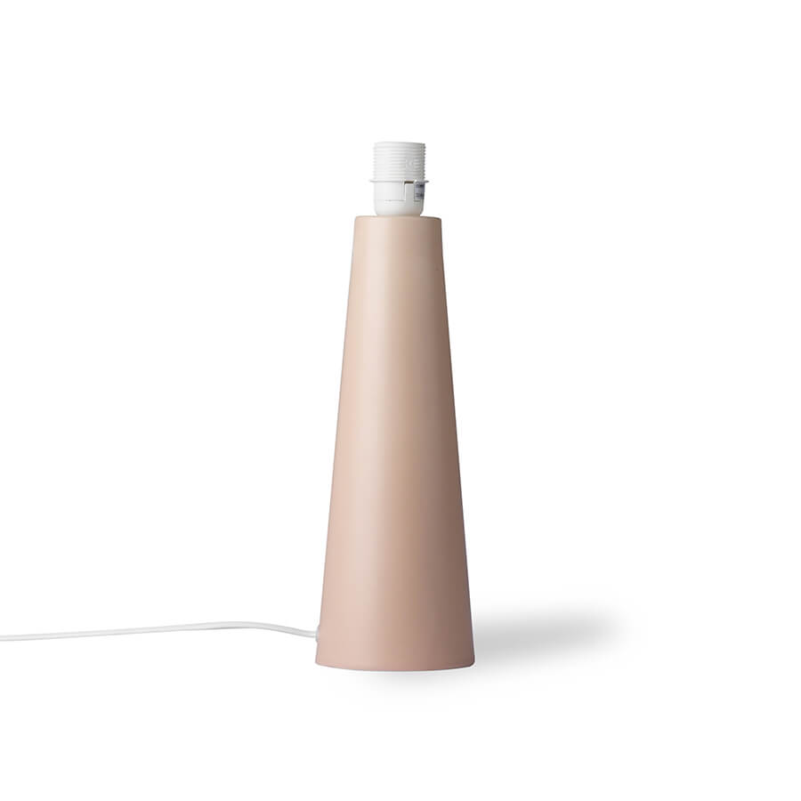 Cone Lamp Base S Matt Nude